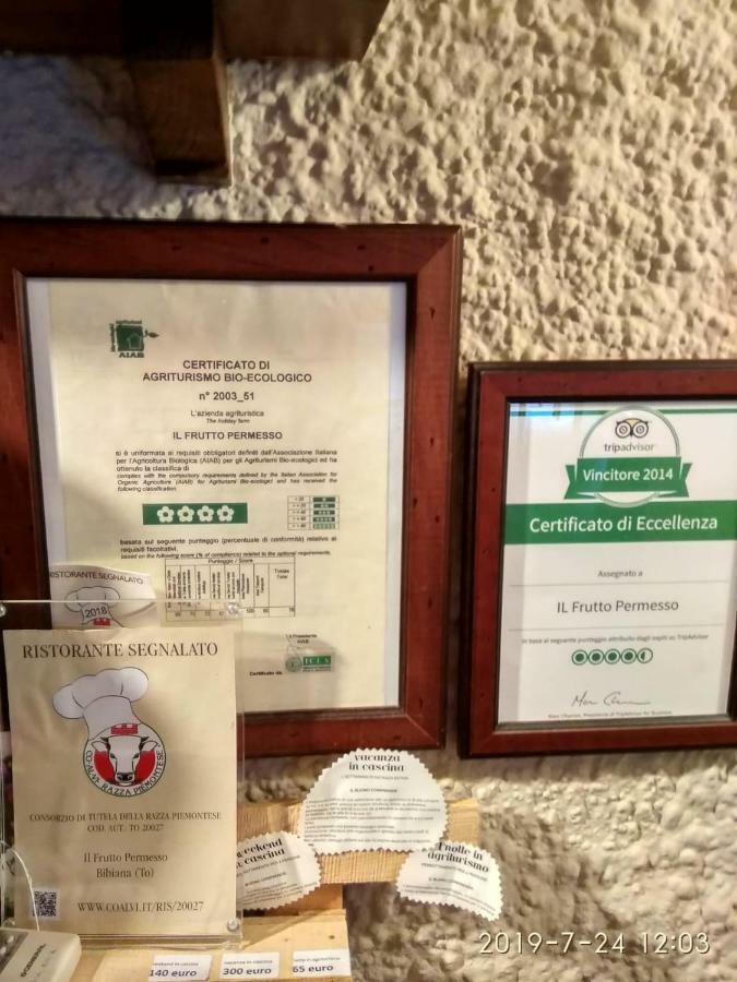 Agriturismo Il Frutto Permesso Bibiana Kültér fotó